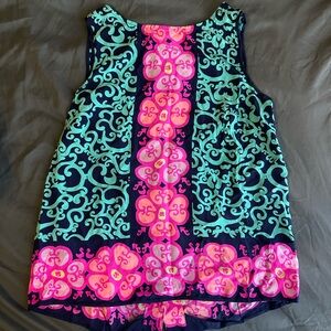 Pink and blue Lilly Pulitzer top